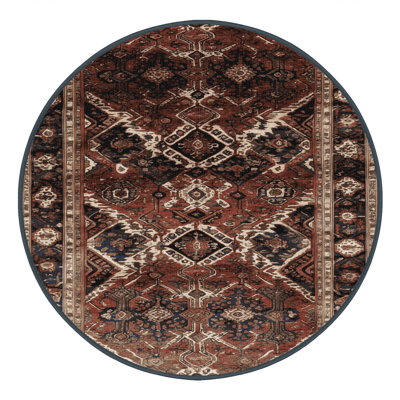 Tapis brun lavable à la machine