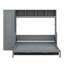 Grand lit escamotable mural avec placard, tablettes et tiroirs-1614418829-1614418830