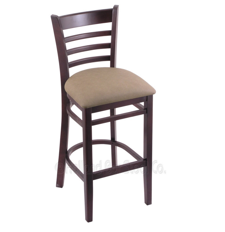 30" Bar Stool, Dark Cherry, Rein Thatch