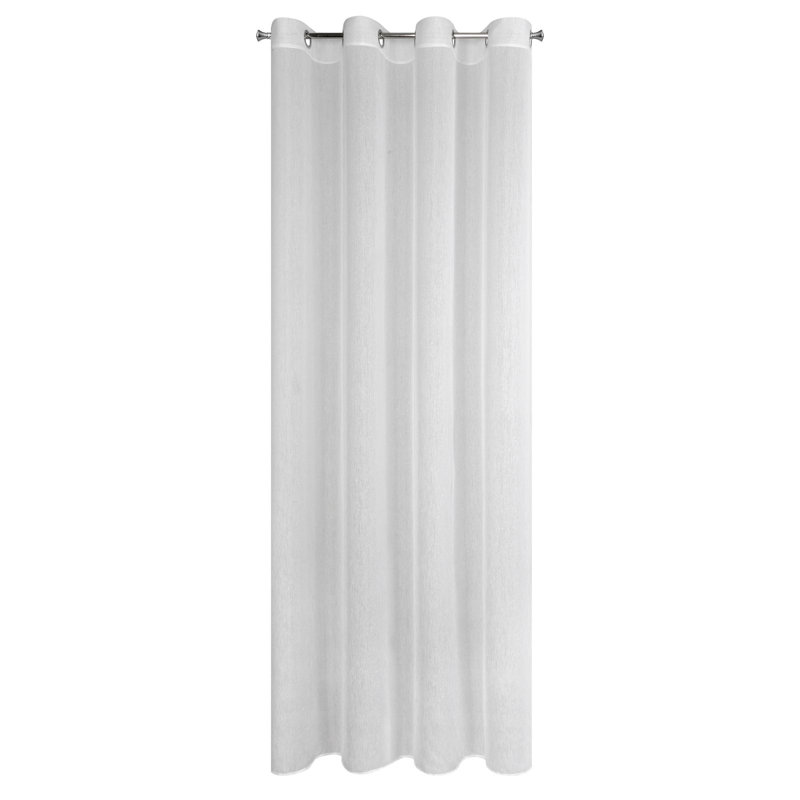 Kavonna Sheer Curtain, 250cm H x 350cm W, White