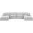 Huerres Upholstered U-Shaped Sectional Reversible-87149750