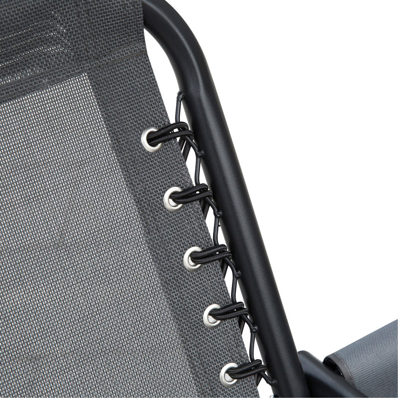 2 Outdoor Canopy Swing Glider, With Pivot Storage Table, Cup Holder, Adjustable Blocking Shade, Steel Frame, Grey, 528 Lbs Capacity