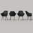Sanira Faux Leather Upholstered Modern Dining Chairs-105506984