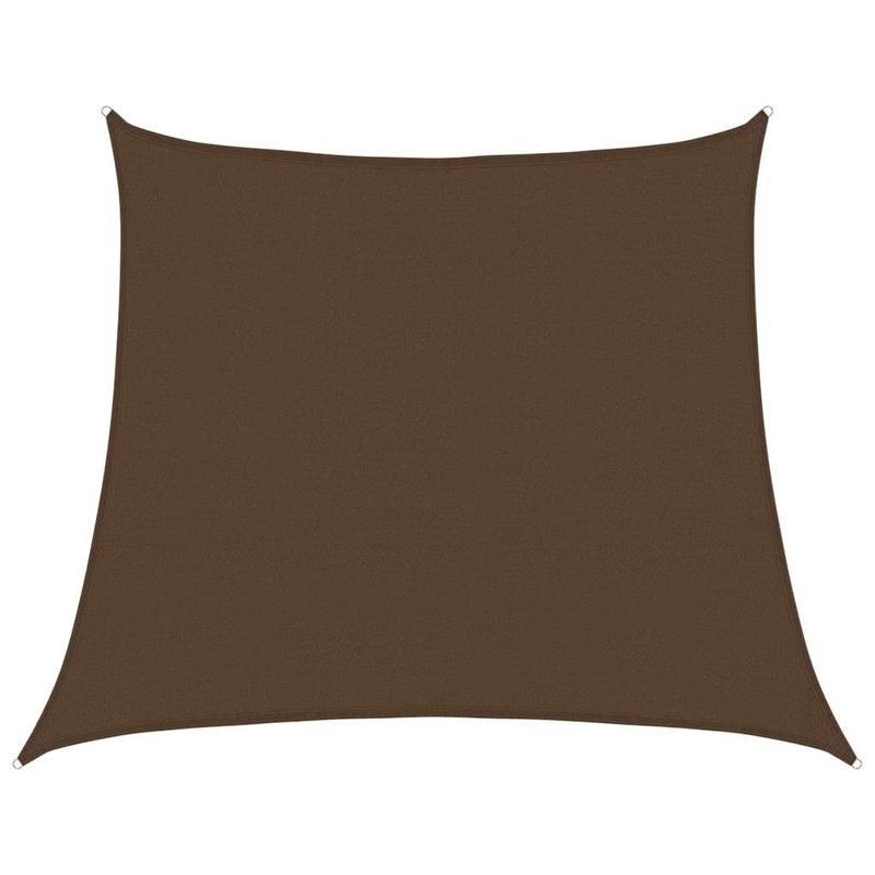 4m x 5m Trapezium Shade Sail, Brown