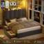 Ensemble de chambre à coucher 3 pièces comprenant un lit à DEL, 2 tiroirs sous le lit et une commode à 5 tiroirs (2 pièces).-1878838570-1878838573