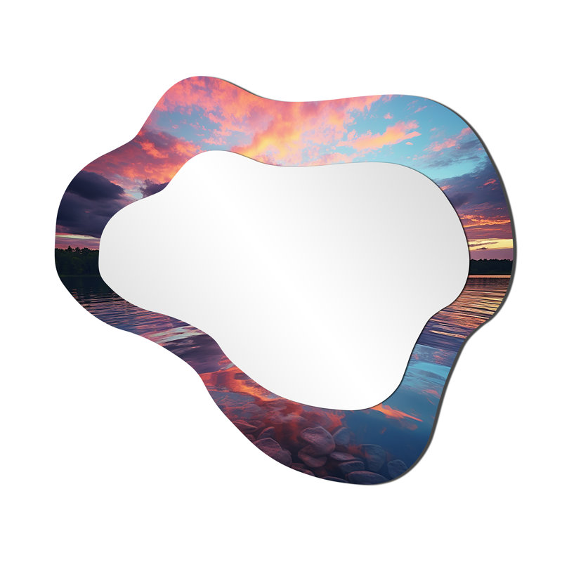 Grand miroir mural Sunset, 25 po x 28 po