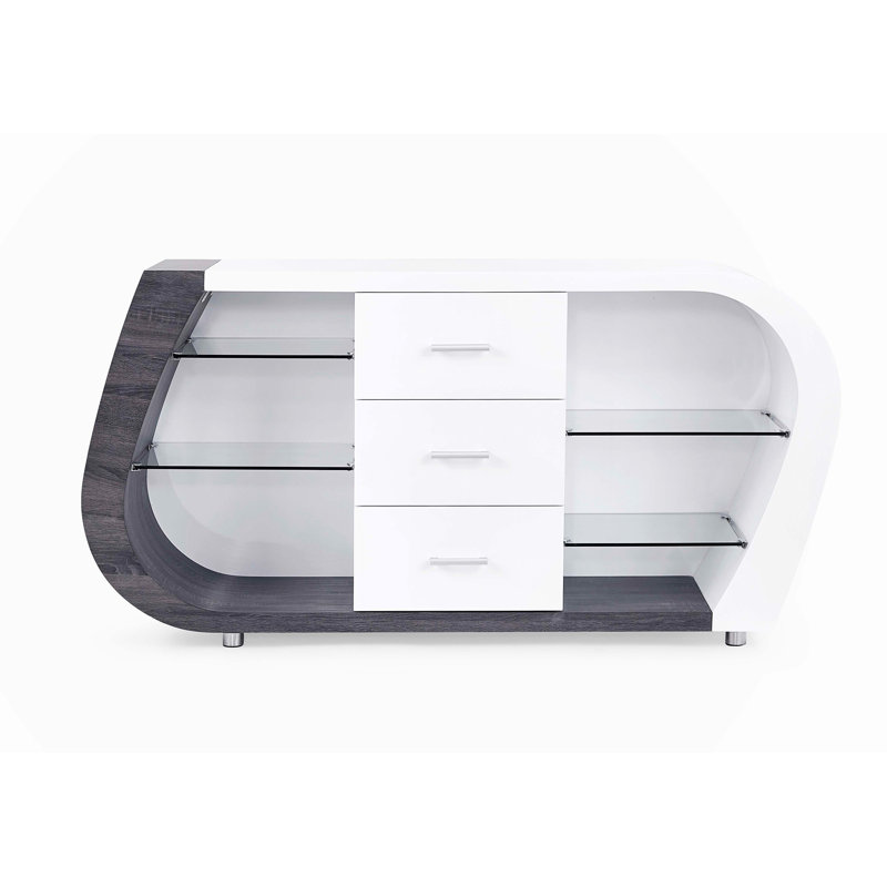 Cabinets, Gris / Blanc