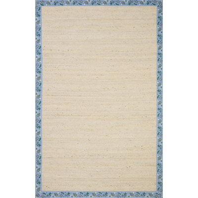 Rifle Paper Co. x Loloi Hand-Braided Floral Rug