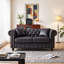 Causeuse de bureau 63,5 po capitonnée à boutons Chesterfield-1885911485-1885911486