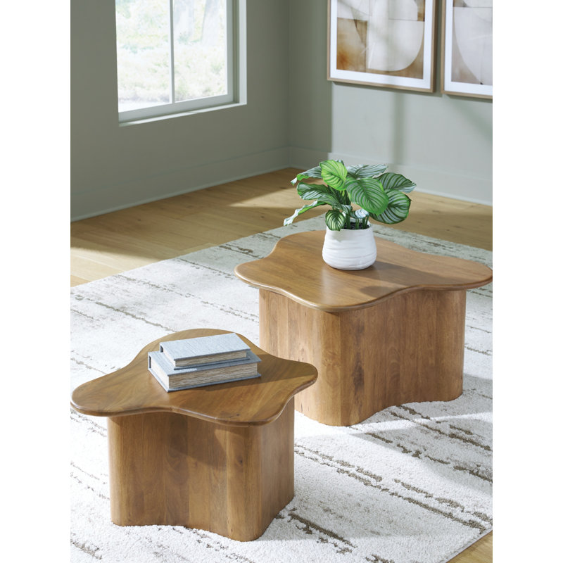 Ensemble de 2 tables basses Abeford