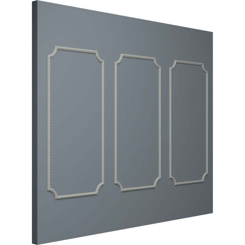 Ensemble de moulure de panneau Bulwark, L 24 po x H 48 po, Triple