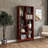 Geometrix Solid Wood Bookcase-905629177