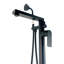 Robinet de baignoire autoportant avec douche à main Venus - noir mat-95304175-95449011