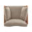 [Set of 2] 36" Iron Lounge Chair with Rope Weave Design and Plush Cushions-1625887488
