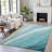 Machine Washable Indoor/Outdoor Xhevrie Turquoise Rug-111829142