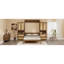 Bois massif avec armoire-lit escamotable avec 2 tablettes de rangement latérales-938636408-938636409