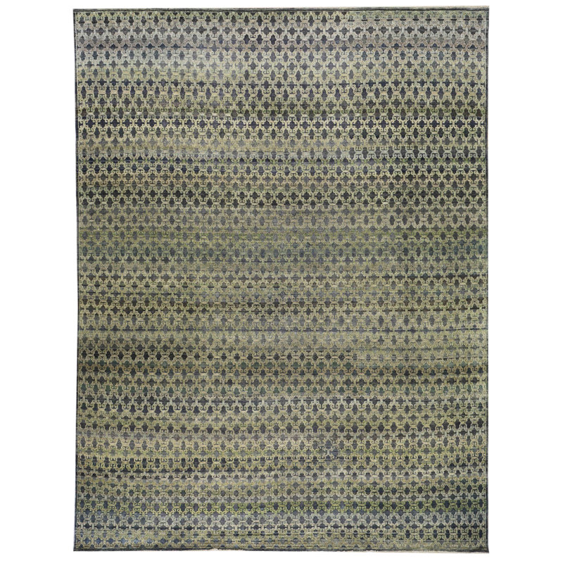 Silk Treasures One-of-a-Kind Rectangle 8'10" X 12'4" Area Rug