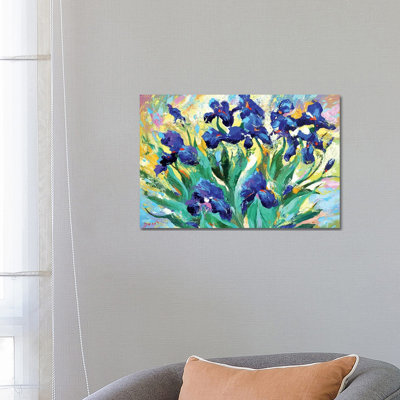 «Blue Irises I» par Dmitry Spiros - reproduction d'art