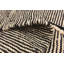 Tapis noir et blanc Noack