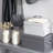 Bigso Soft Foldable Polyester Storage Box with Lid-41615708-41615711