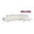 Sectional  ( Without Ottoman) , WHITE