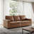 Orillia 85'' Genuine Leather Sofa