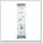 Glass Display Cabinet 4 Shelves with Door, Floor Standing Curio Bookshelf