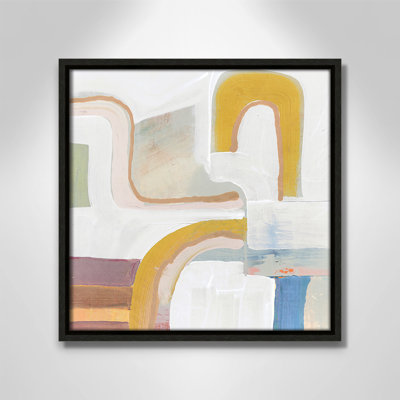 Together Again I by Cartissi - Floater Frame Painting Print on Canvas