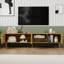 Meuble télé, moderne, 70 po, Mid-Century, avec rangement, centre de divertissement