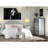 Headboard - Grey, Fabric Upholstered, Iron Frame, Adjustable For Queen & Full Size Beds, 52.5" H X 62.47" W 3" D Headboard, Grey Upholstery, 52.5"X62.47"X3