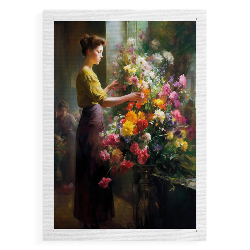 WOMEN Series CDXIX - reproduction sur toile de qualité supérieure seulement - NON-CADRE - prête à être accrochée