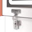 Meuble-lavabo de 18,9 po de largeur avec tabouret de rangement, miroir éclairé et 3 tiroirs Shiona