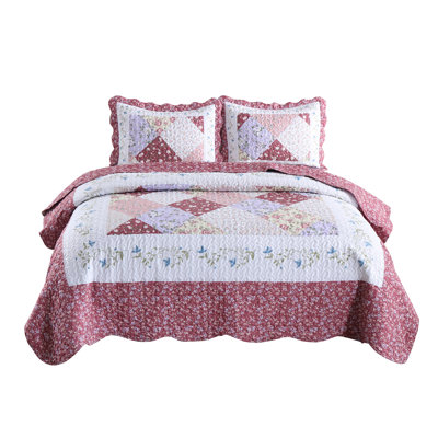 BYLily2022 Polyester Floral Quilt