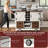 54" Farmhouse Kitchen Island with Drop Leaf, Power Outlet, Kitchen Storage Cart with 2 Doors, 2 Drawers, Rolling Kitchen Island on 4 Large Wheels with Spice Rack for Kitchen, Dining Room-1698417619