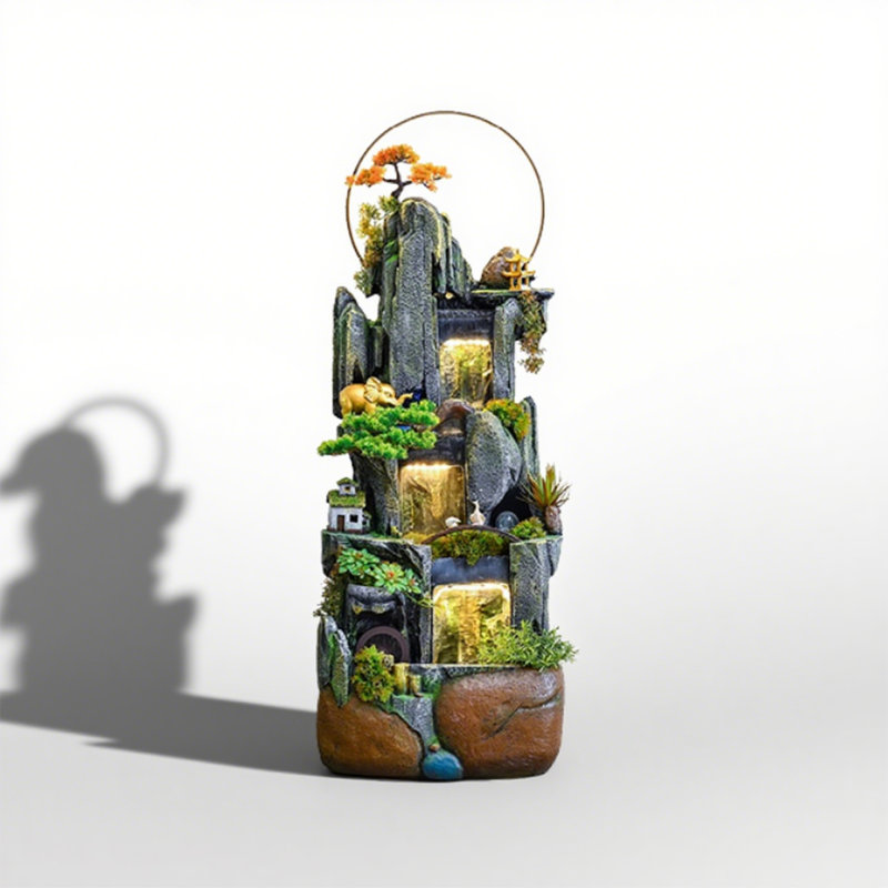 Impression Inheritance Cement Rockery Circulating Water Ornament