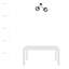 Delph Glass Semi Flush Mount-69425446