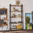 Ladder Bookcase 5 Tiers with Baffles Easy Assembly for Living Room Home Office-257414654-257414653