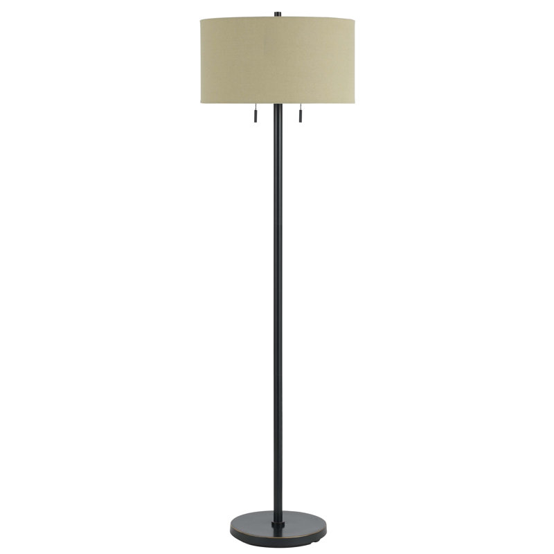 Lampe sur pied 59 po Horka, Bronze foncé