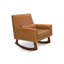 Chaise berçante en bois massif