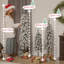 Artificial Christmas Tree, Set of 3 Pencil Flocked Christmas Tree, 3ft 4ft 5ft