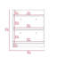 Range-chaussures H 46 po, une tablette de rangement ouverte, deux tiroirs de rangement internes, deux portes-2030375400