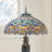 35"H Dragonfly Tiffany-Style Stained Glass Table Lamp