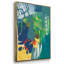 Impression tropicale encadrée sur toile 3 pièces-91886876-91886878