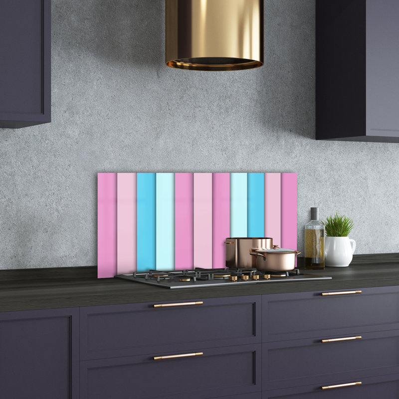 50cm W x 100cm L Glass Peel and Stick Panel