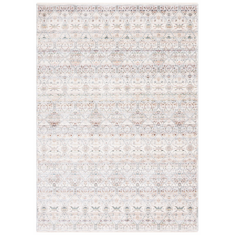 Tapis ivoire / bleu Princeton 911, Rectangle 4 pi x 6 pi
