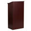  Support de haut-parleur pour pupitre avec tablette de rangement Wood Podium Lectern Church-23792806