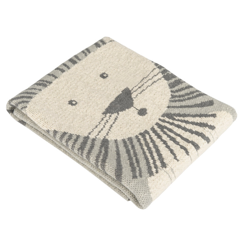 Couverture pour bébé 100% coton Monserrat, Noir