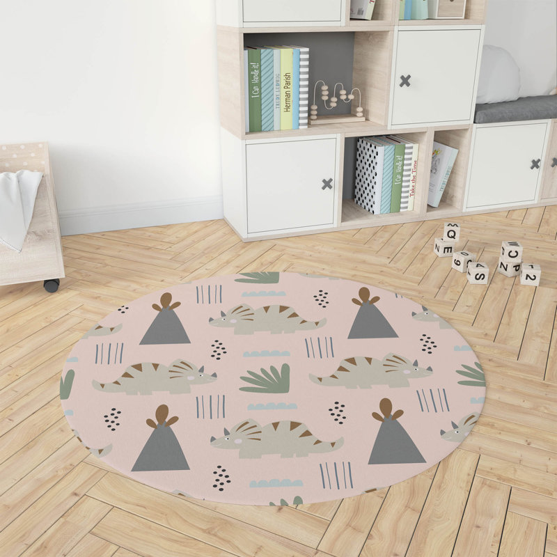 Tricera Watch  Kids Play Mat, Round 5'