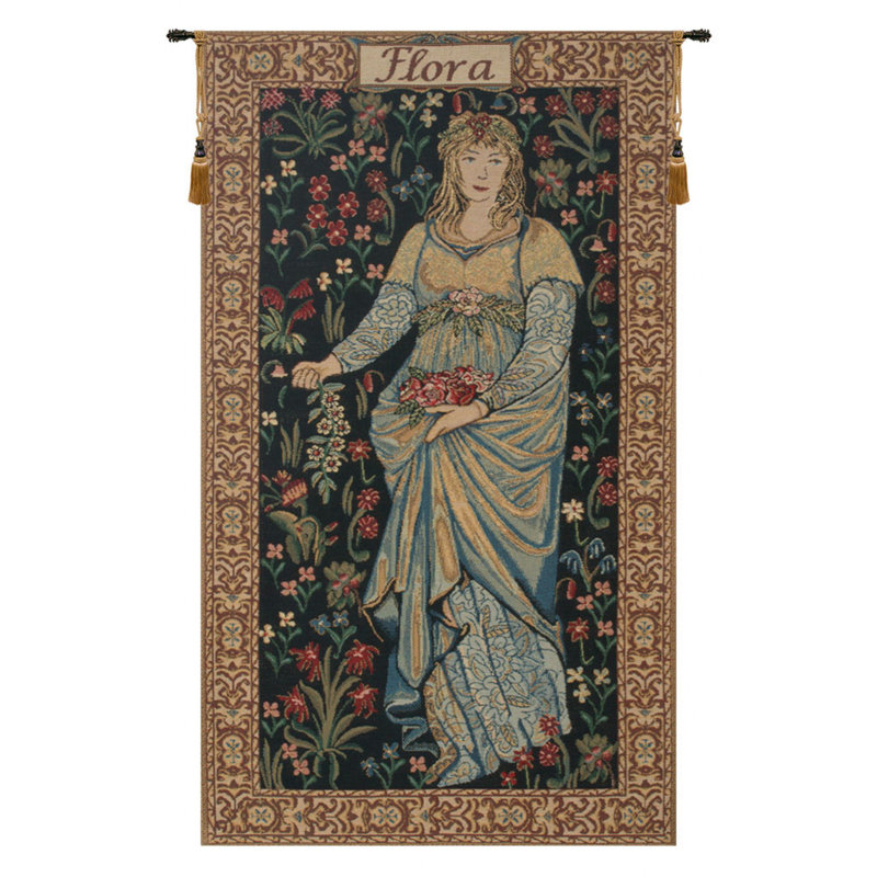 Loom Woven Cotton Blend Wall Hanging, 26" H x 17" W