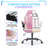 Inbox Zero Denesha Adjustable Reclining Ergonomic Faux Leather Swiveling PC & Racing Game Chair-598645014